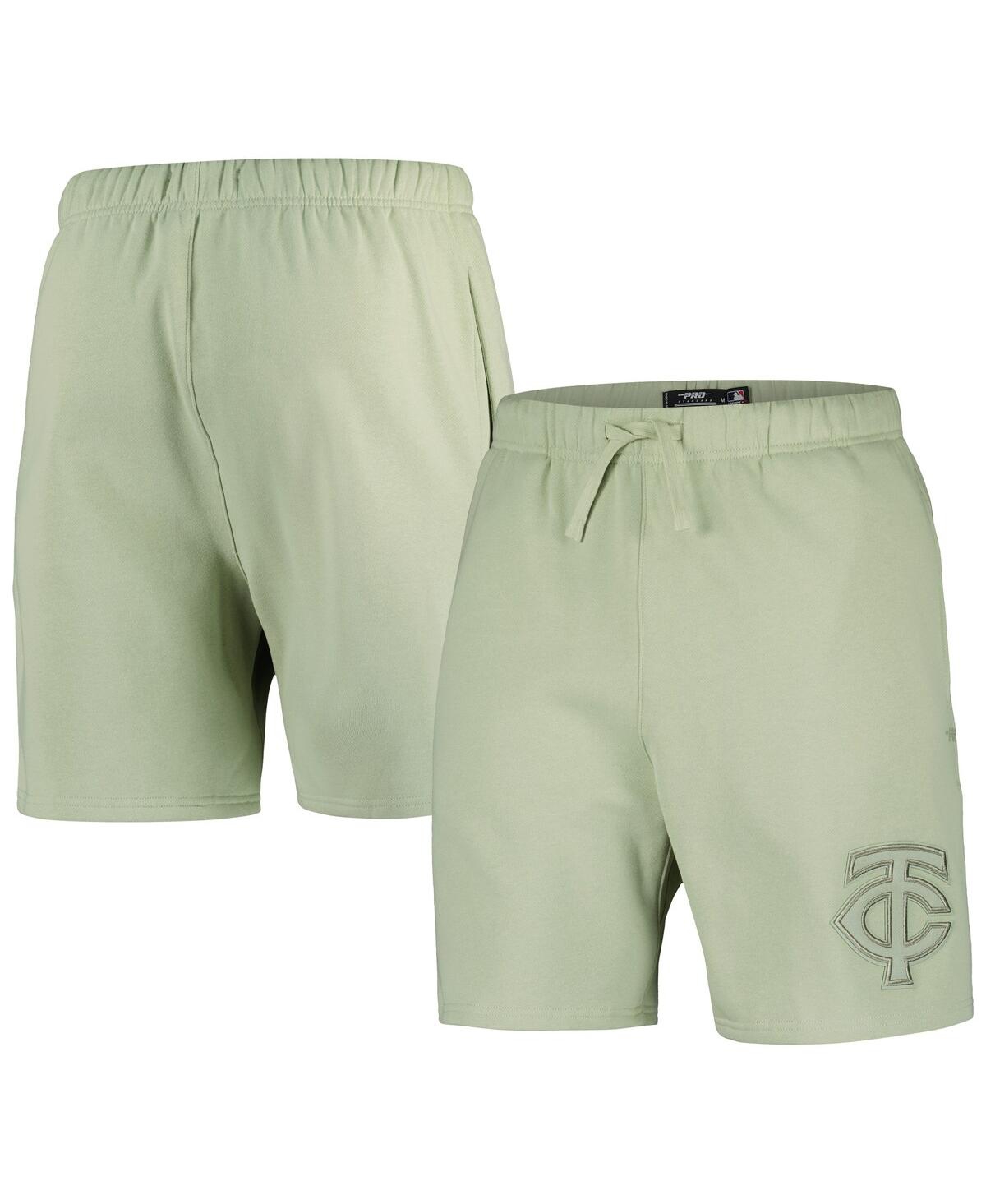 Men's Green Minnesota Twins Neutral Fleece Shorts - Green