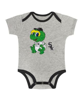 Big Boys and Girls Gray/White Chicago White Sox 2-Pack Play Ball Bodysuit Set