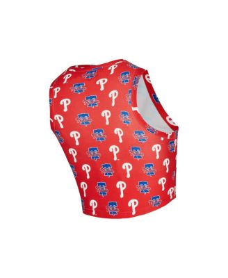 Women's&nbsp;2-Pieace Red Philadelphia Phillies Knit Tank Top and Skort Set