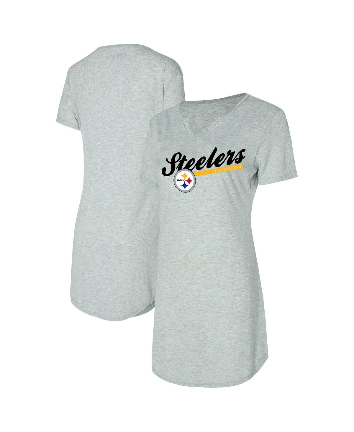 Women's Gray Cincinnati Bengals Petition Knit Nightshirt - Gray