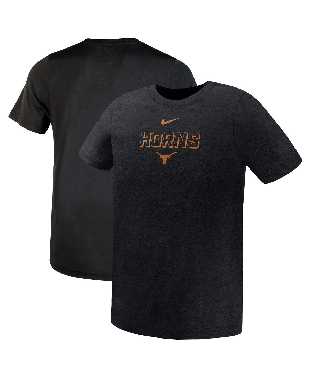 Nike Kids' Preschool Black Texas Longhorns Legend Performance T-shirt