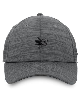 Men's Heather Charcoal San Jose Sharks Authentic Pro Road Adjustable Hat