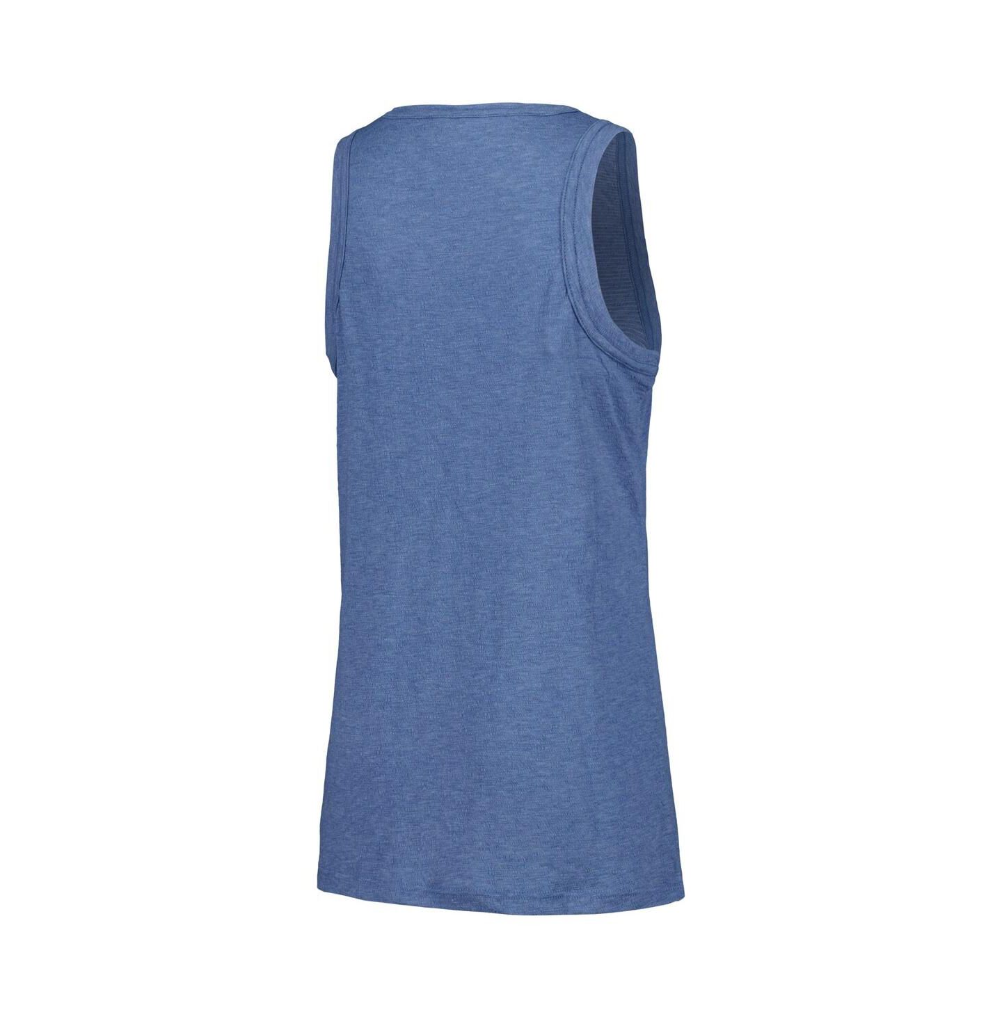 Женский топ Soft As A Grape Navy Tampa Bay Rays Gauze High Neck — фото 2