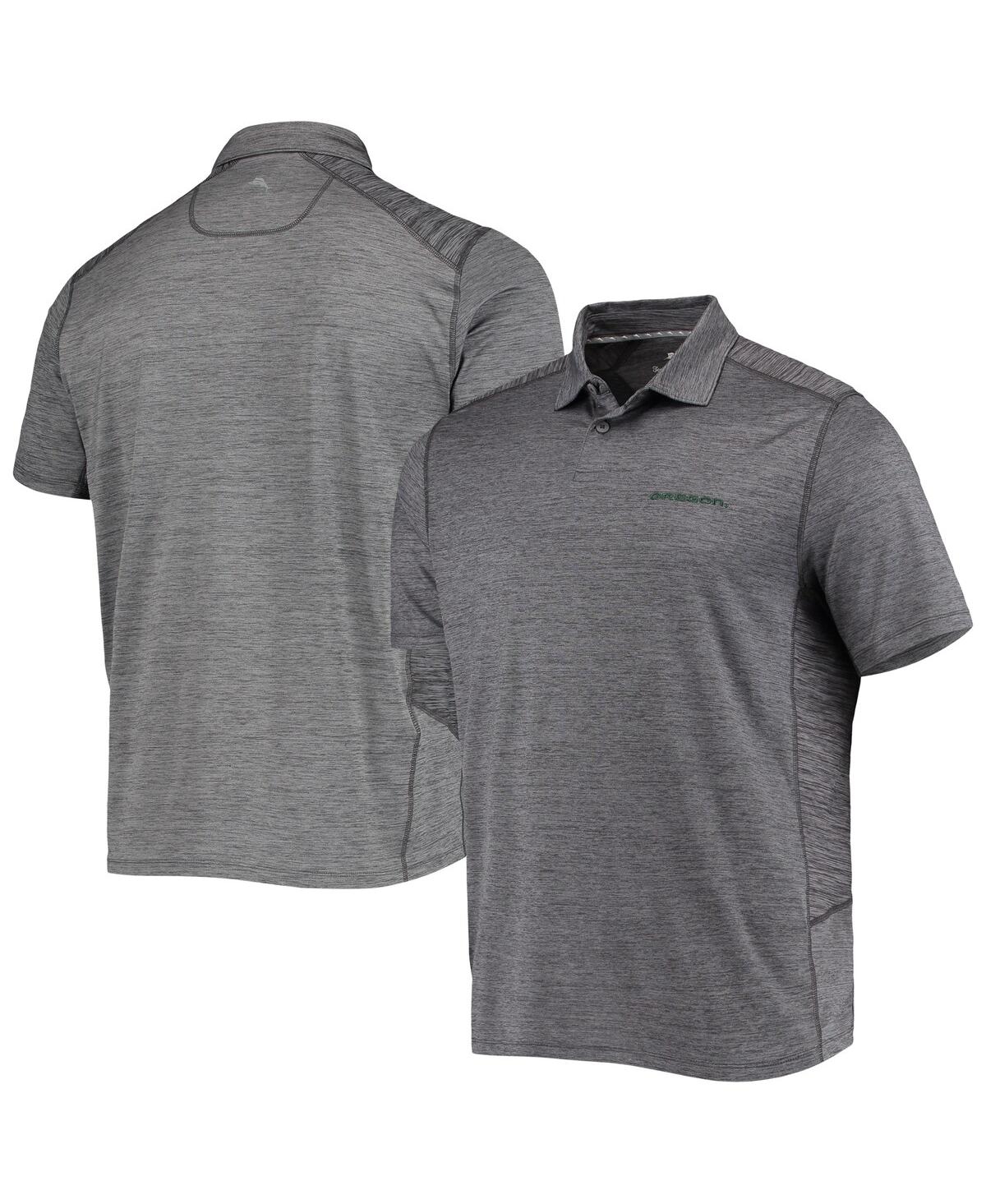 Men's Gray Oregon Ducks Delray IslandZone Polo Shirt - Gray