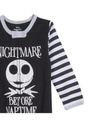 Baby Boys Disney Jack Skellington 2 Pack Footed Coveralls