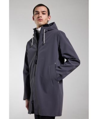Stockholm Lightweight Zip Matte Raincoat