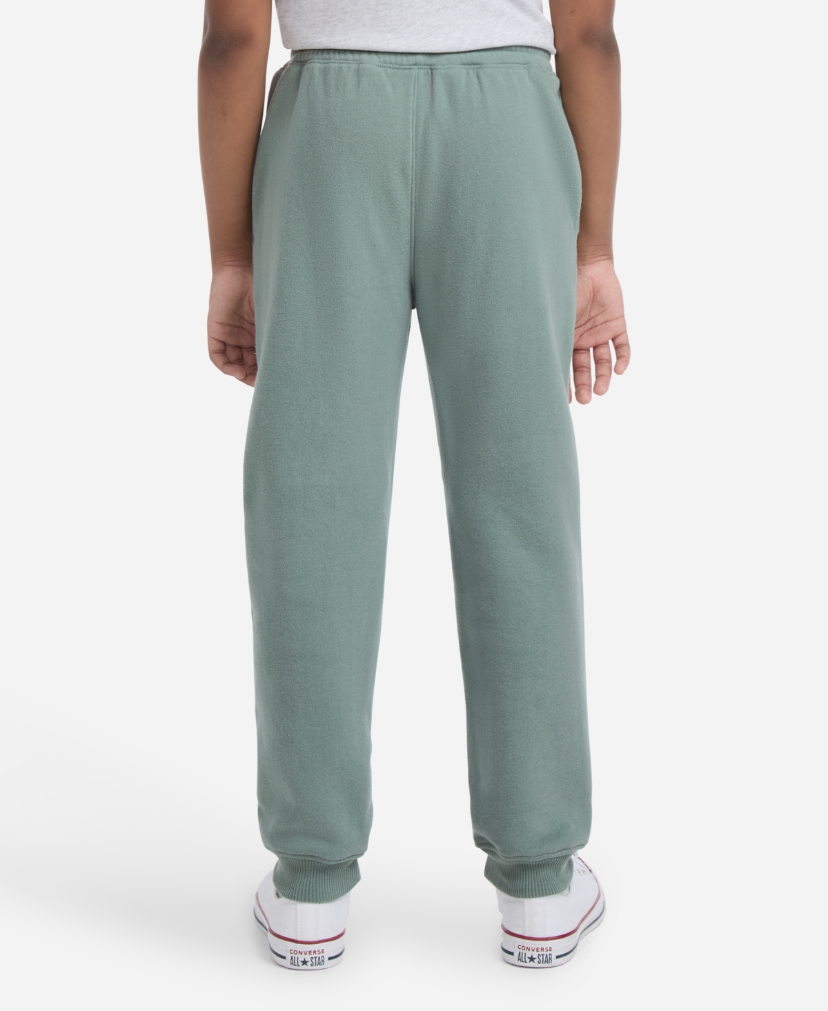 Abercrombie Boys Essential Fleece Jogger Pants In Green