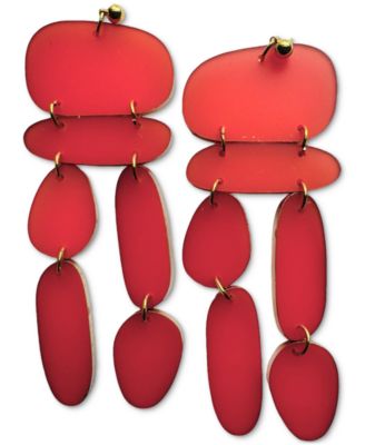Swanky Designs - Harlow Dangle Sculptural Earrings