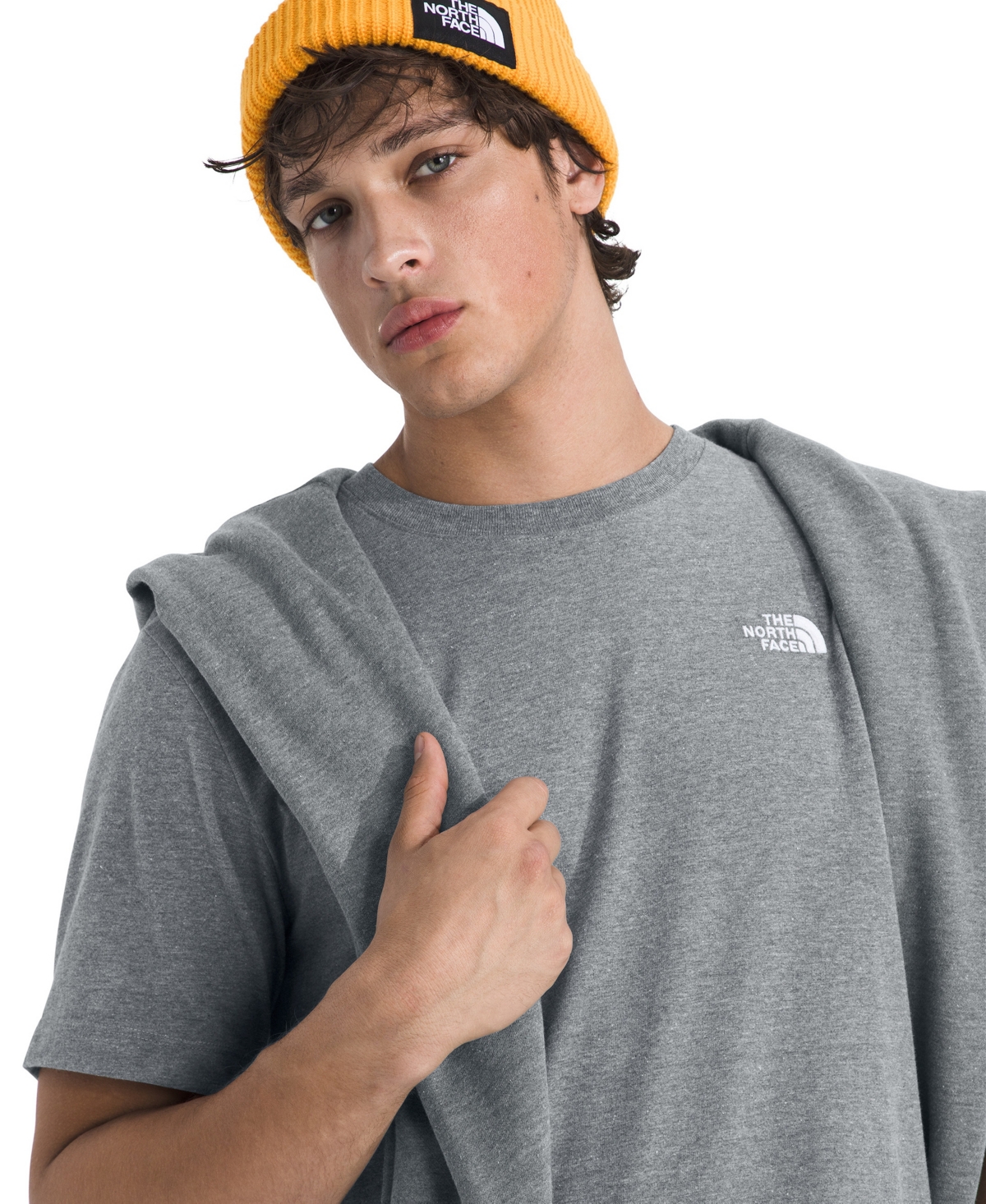 The North Face Men's Evolution Simple Dome Short Sleeve T-shirt In Gray