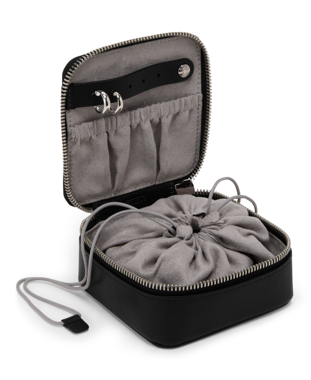 Tumi Belden Slg 4" Jewelry Case In Gray
