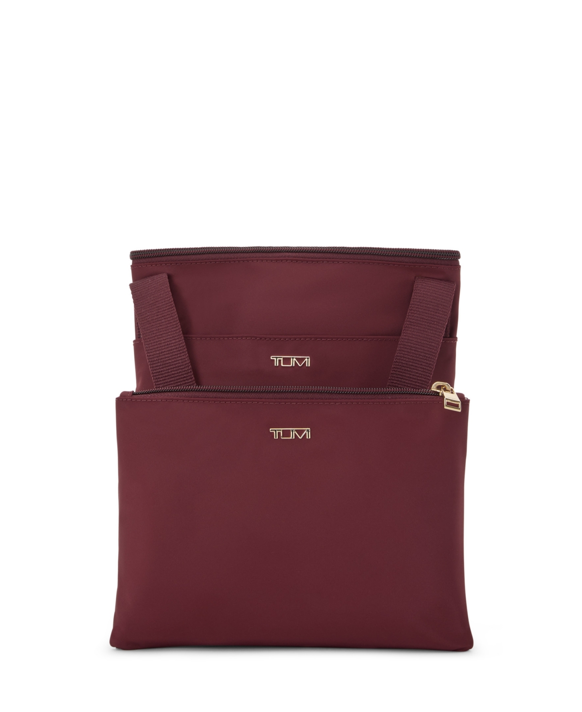 Tumi Voyageur 12" Just In Case Packable Travel Tote, Medium In Burgundy