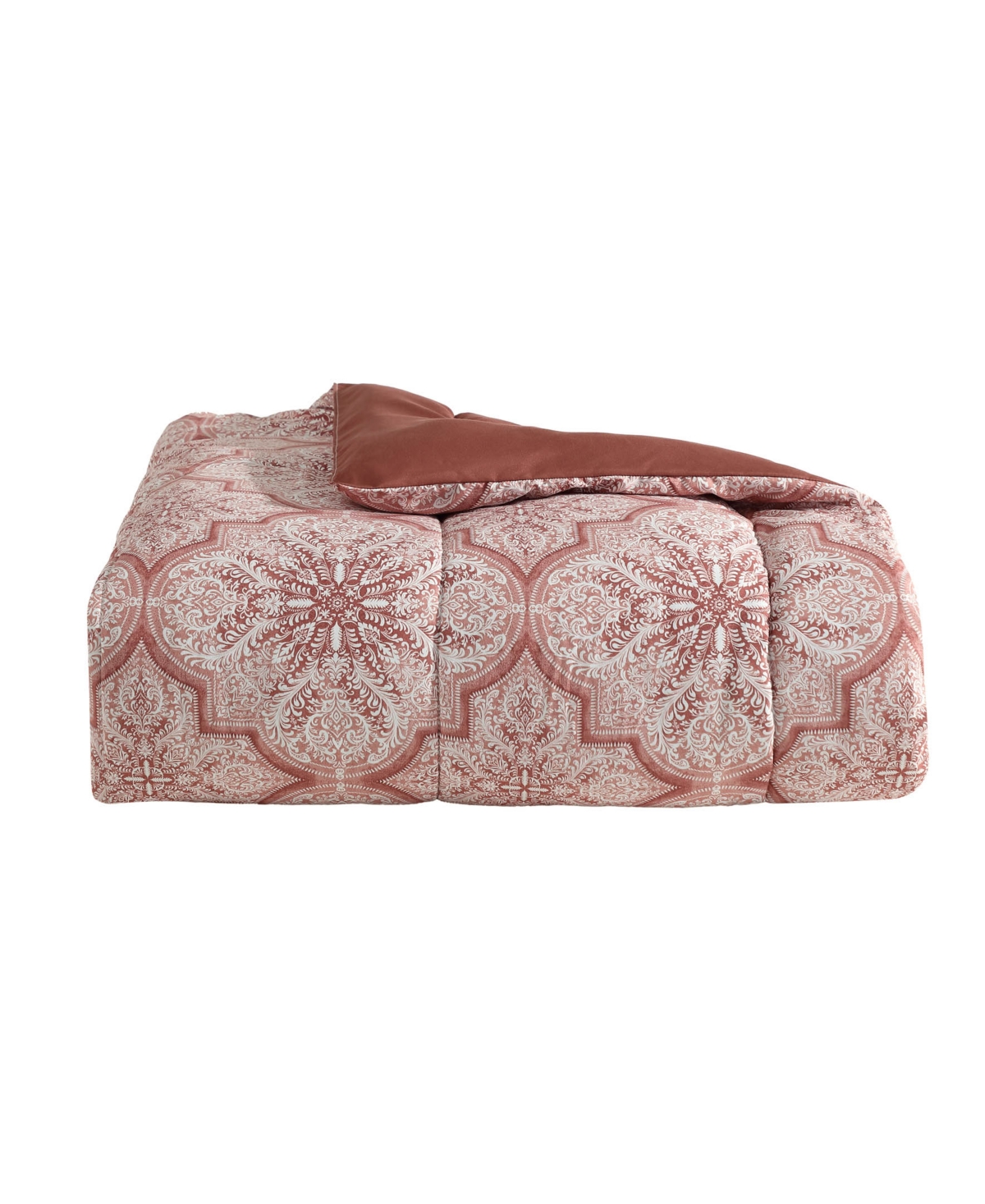 Hallmart Collectibles Faymont Medallion 3-pc. Comforter Set In Pink