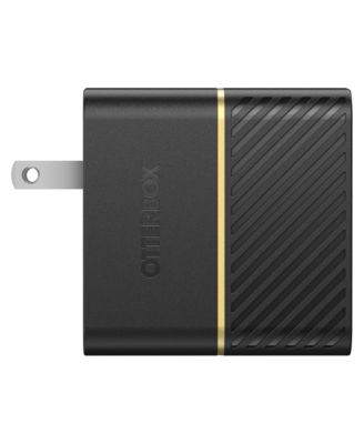 Fast Charge PD USB C and USB A Dual Port Wall Charger 30W-Black