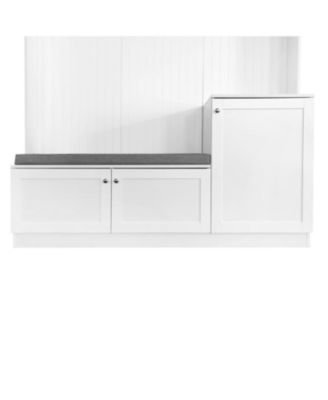 Hall Tree with Bench Cushion Coat Rack