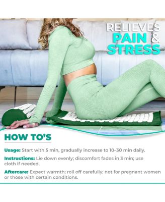 51 Inch Acupressure Mat, Pillow & Carry Bag