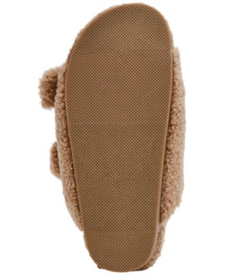 Women's Aldoni Plush Double-Strap Slide Slippers