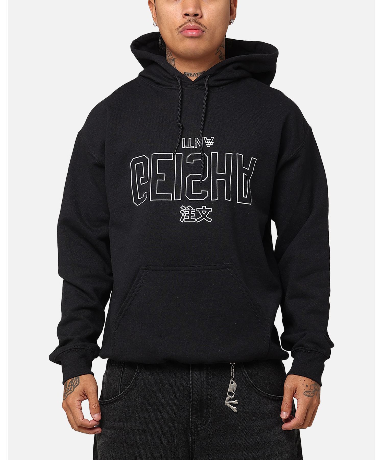 Men's Geisha Hoodie, XLarge, Black