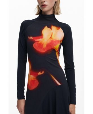 Women's Asymmetric fitted dress