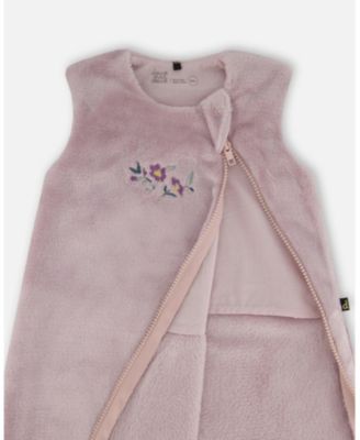 Baby Girls Plush Sleep Sack Neutral Purple - Baby|Toddler