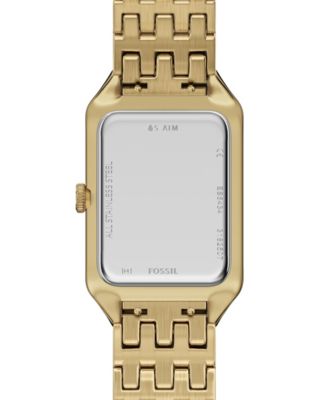 Women's Raquel Three-Hand Date Gold-Tone Stainless Steel Watch, 23mm