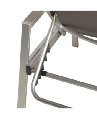 Outdoor Chaise Lounge Set - Aluminum Frame Adjustable