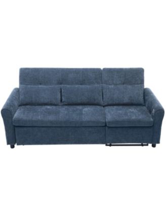 Streamdale 2-in-1 Sofa Bed 82" Three-Seater Reversible Recliner - Beige