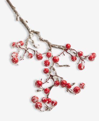 Nordic Wonderland Red Berry Pick Ornament, Macy's Exclusive