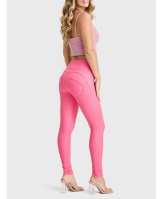 Women's Faux Leather High-Rise Sculpting Skinny Pants