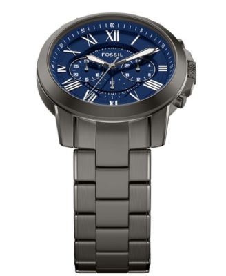 Men's Grant Chronograph Gunmetal Stainless Steel Watch, 44mm