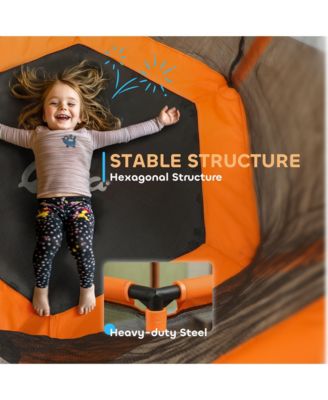 48" Trampoline, Toddler Trampoline with Safety Enclosure Net,