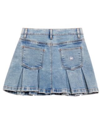 Big Girls Stretch Denim Skirt