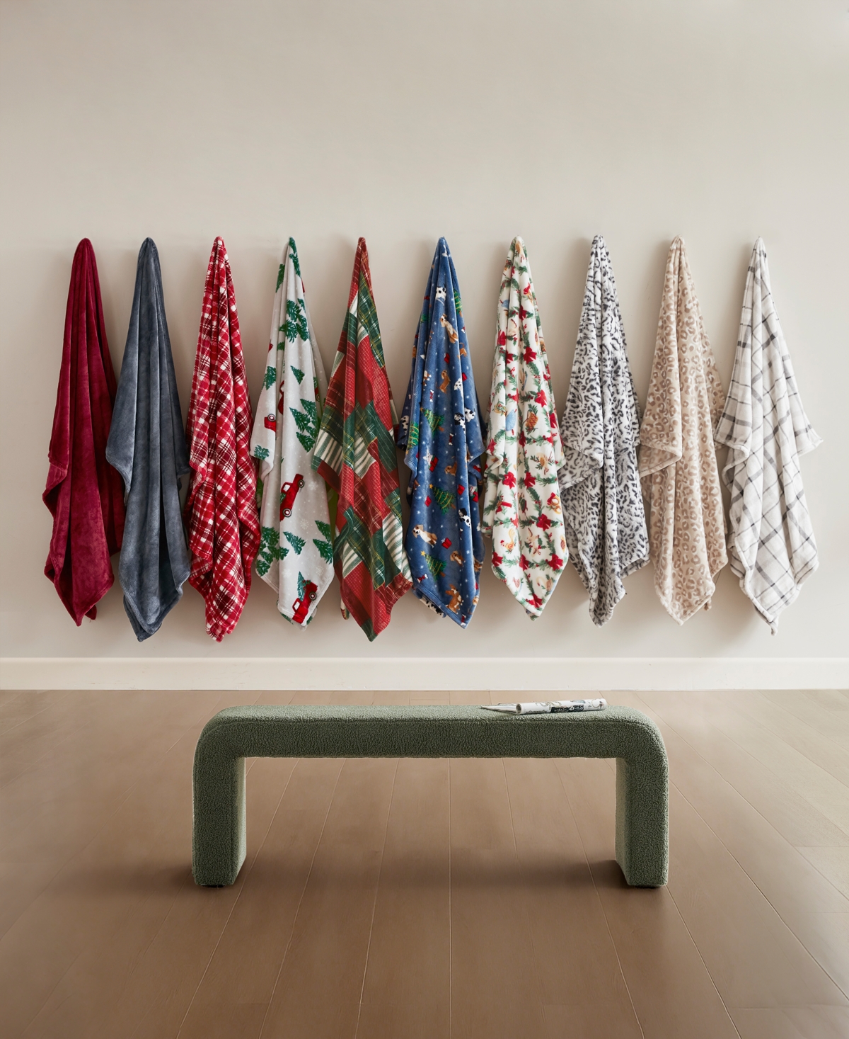 Premier Comfort Cozy Plush Printed Throw, 50" x 70", Exclusively at Macy's (A $30.00 Value)