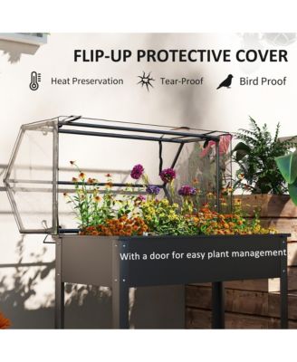 Raised Garden Bed with house Cover,