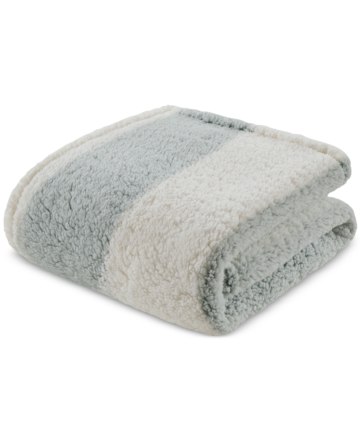 Premier Comfort Cozy Sherpa Throw Blanket, 50" X 60" In Green