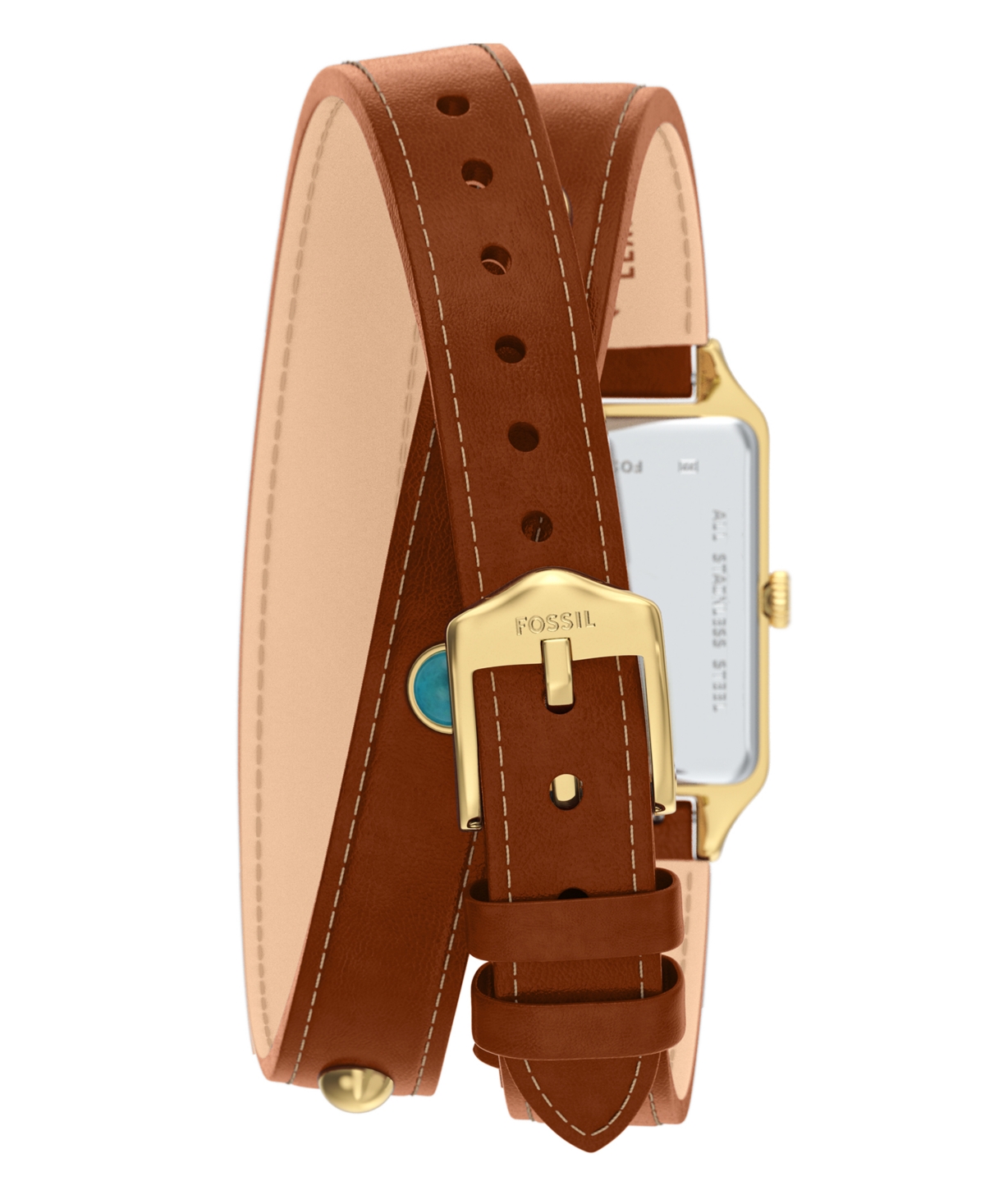 Fossil Raquel Wrap Watch, 23mm X 38mm In Brown
