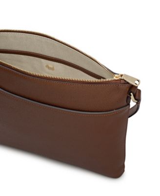 Pockets Texture Small Zip Top Crossbody Bag