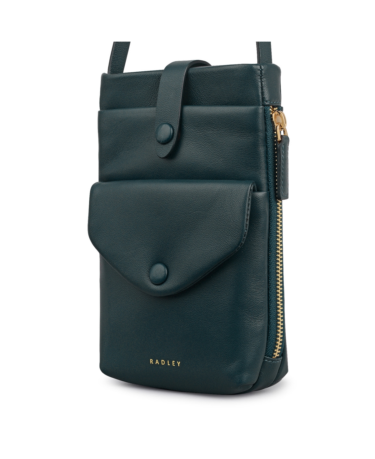 Radley London Mallow Street Mini Phone Crossbody Bag In Green