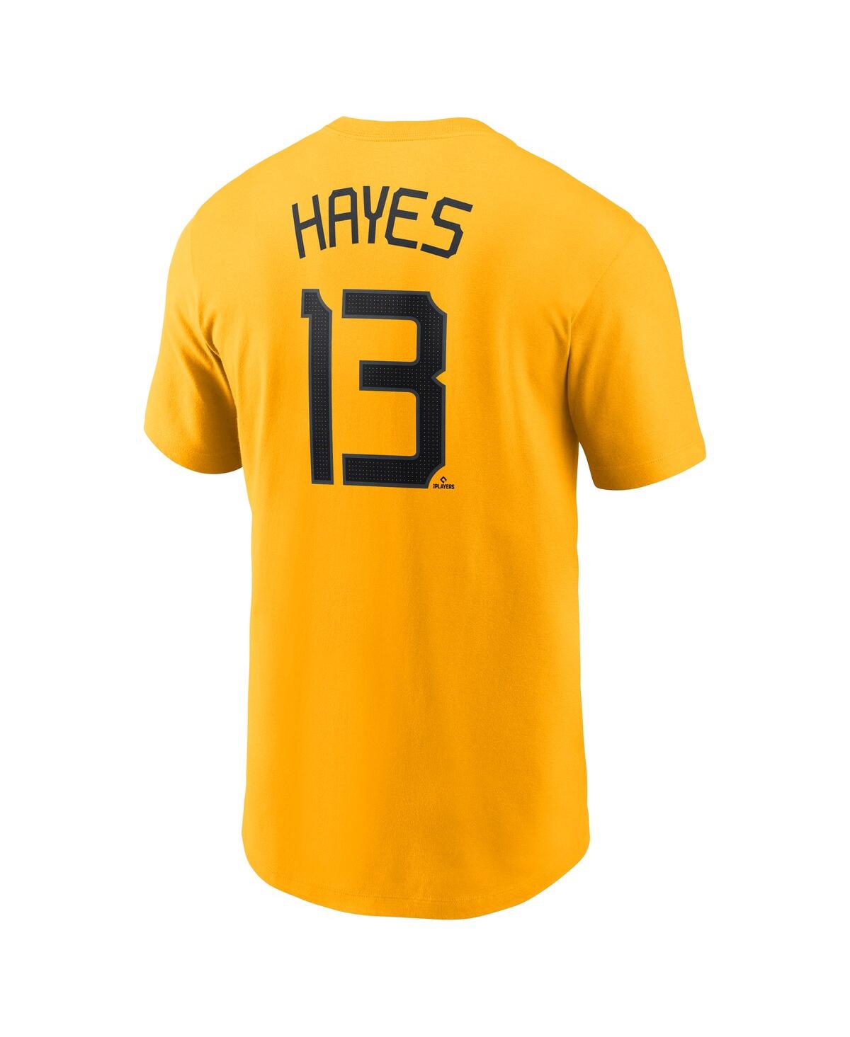 Nike Men's Ke'bryan Hayes Gold Pittsburgh Pirates Fuse City Connect Name Number T-shirt In Yellow
