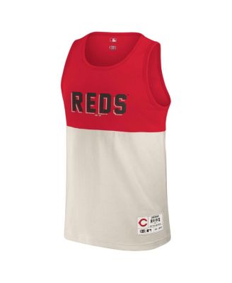 Darius Rucker Collection by Men's Red Cincinnati Reds Color Block Tank Top