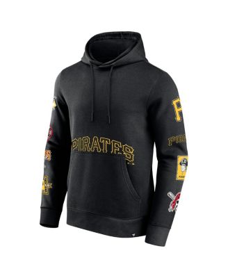 Men's Black Pittsburgh Pirates Wild Winner Pullover Hoodie