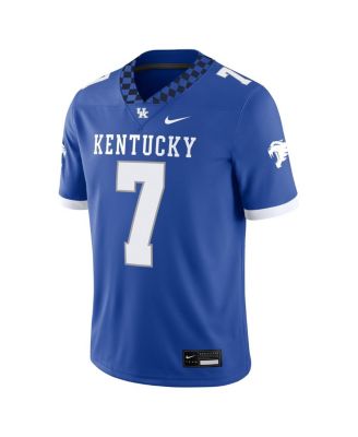 Men's Will Levis Royal Kentucky Wildcats Player Game Jersey
