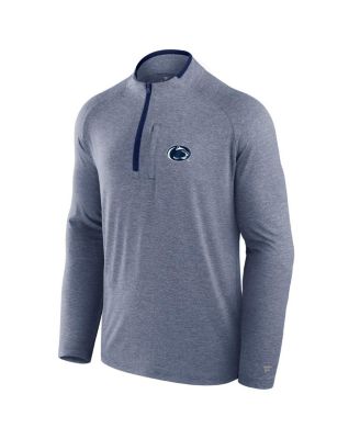 Men's Navy Penn State Nittany Lions Mock Neck Half-Zip Pullover Jacket