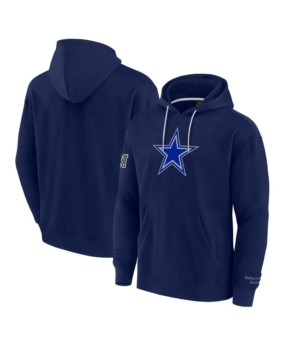 Men's Navy Dallas Cowboys Elements Pace Pullover Hoodie - Navy