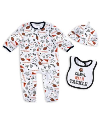 WEAR by Erin Andrews - Baby Boys and Girls Cincinnati Bengals Sleep Play Set