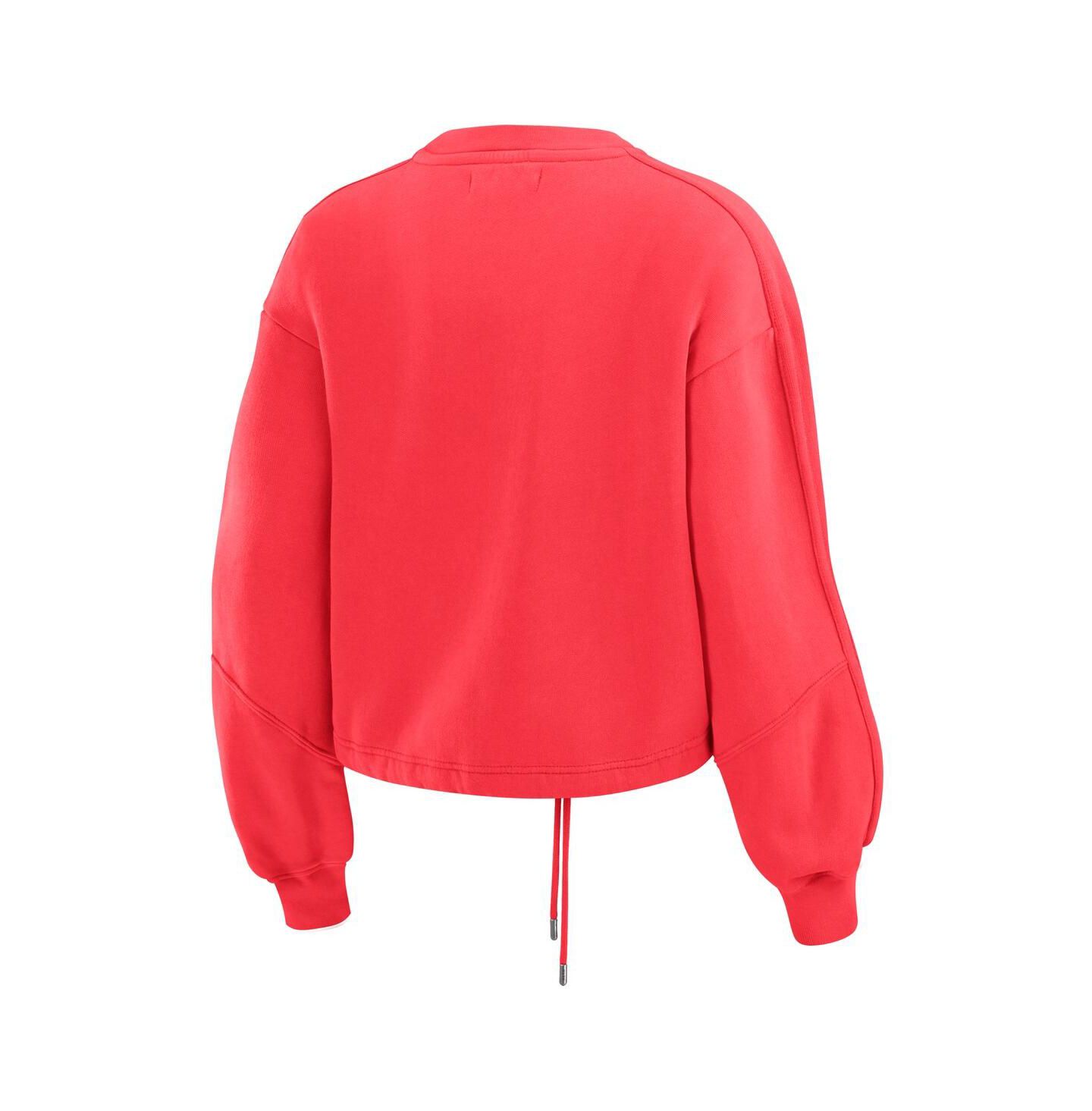 Женский комплект Wear by Erin Andrews Chicago Blackhawks: свитшот и шорты, красный — фото 3