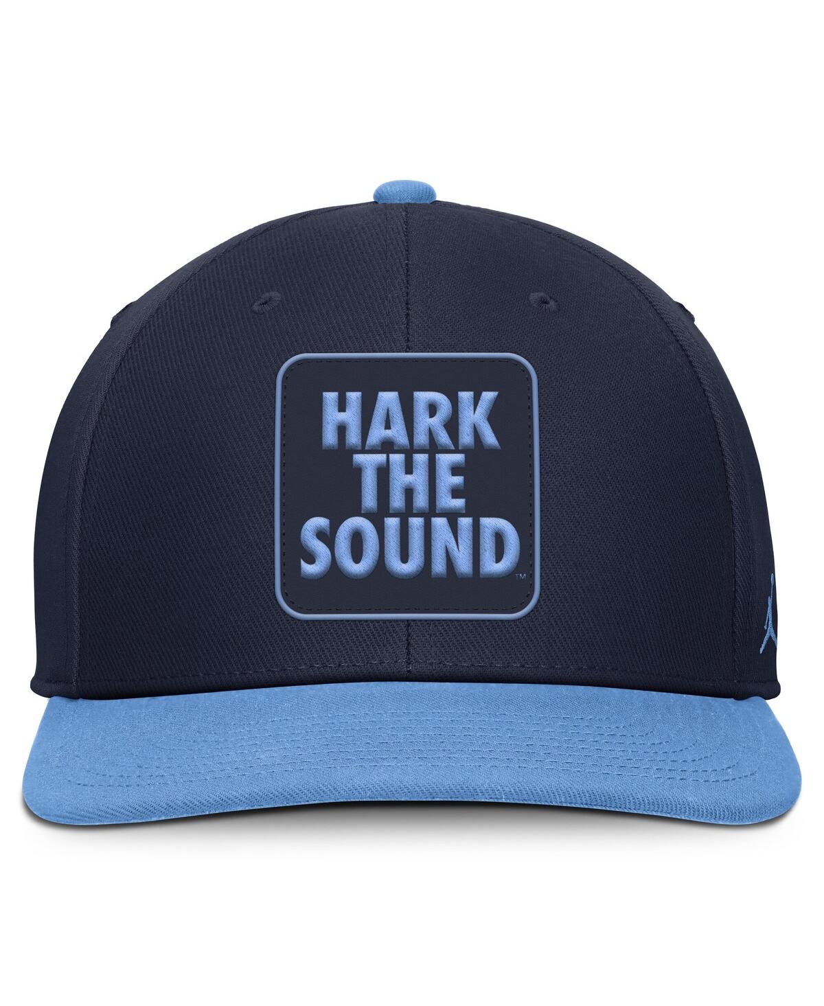 Jordan Men's Navy/carolina Blue North Carolina Tar Heels 2025 Sideline Campus Pro Local Snapback Hat In Multi
