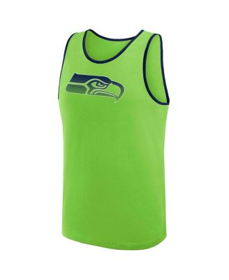 Men's Neon Green Seattle Seahawks Unmatched Success Tank Top