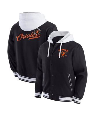 Fanatics - Men's&nbsp; Black Baltimore Orioles Full-Snap Hooded Jacket