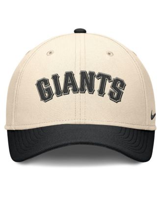 Men's Natural/Black San Francisco Giants Statement Rise Performance Flex Hat
