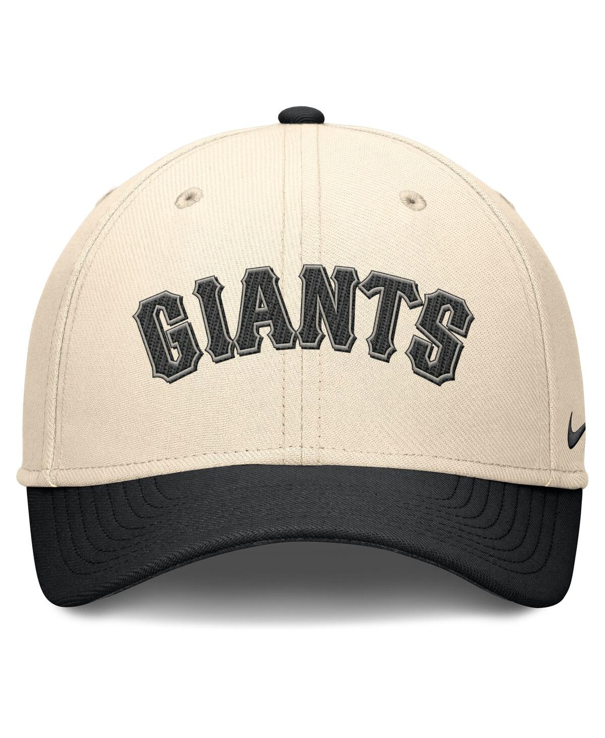 Nike Men's Natural/black San Francisco Giants Statement Rise Performance Flex Hat In Multi